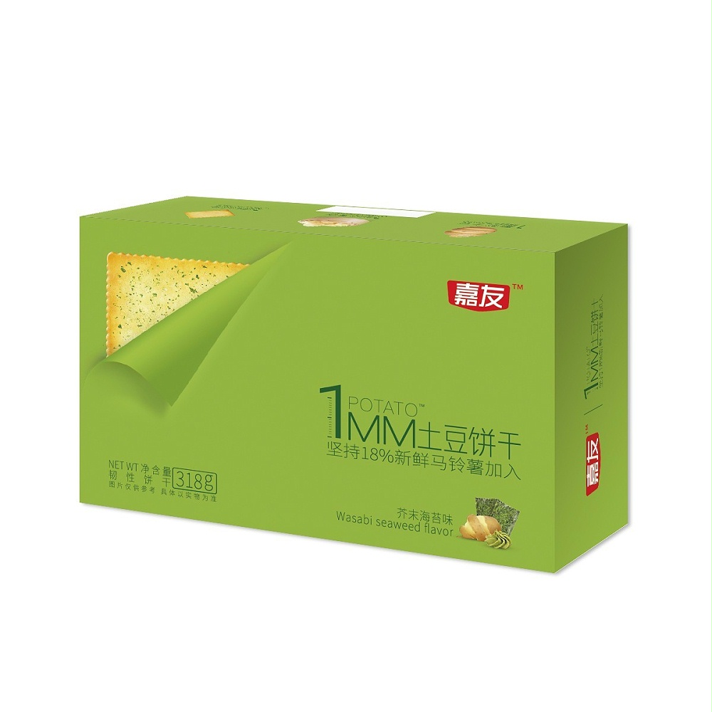 尊龙凯时1MM芥末海苔味土豆饼干